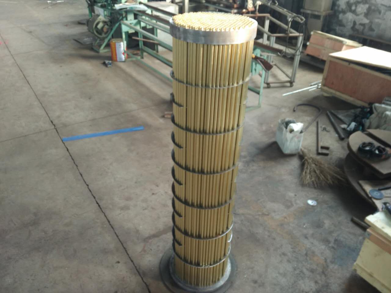 船用冷油器換管，船用冷油器換不銹鋼管